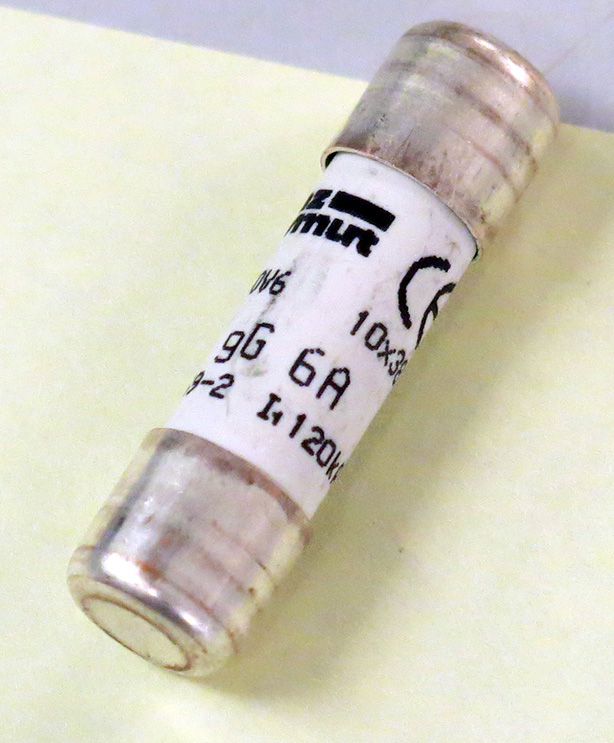 BANDELIN Sicherung T6A Ø 10 x 38 mm, für Module / Bodenplatte | Art.-Nr. 3102