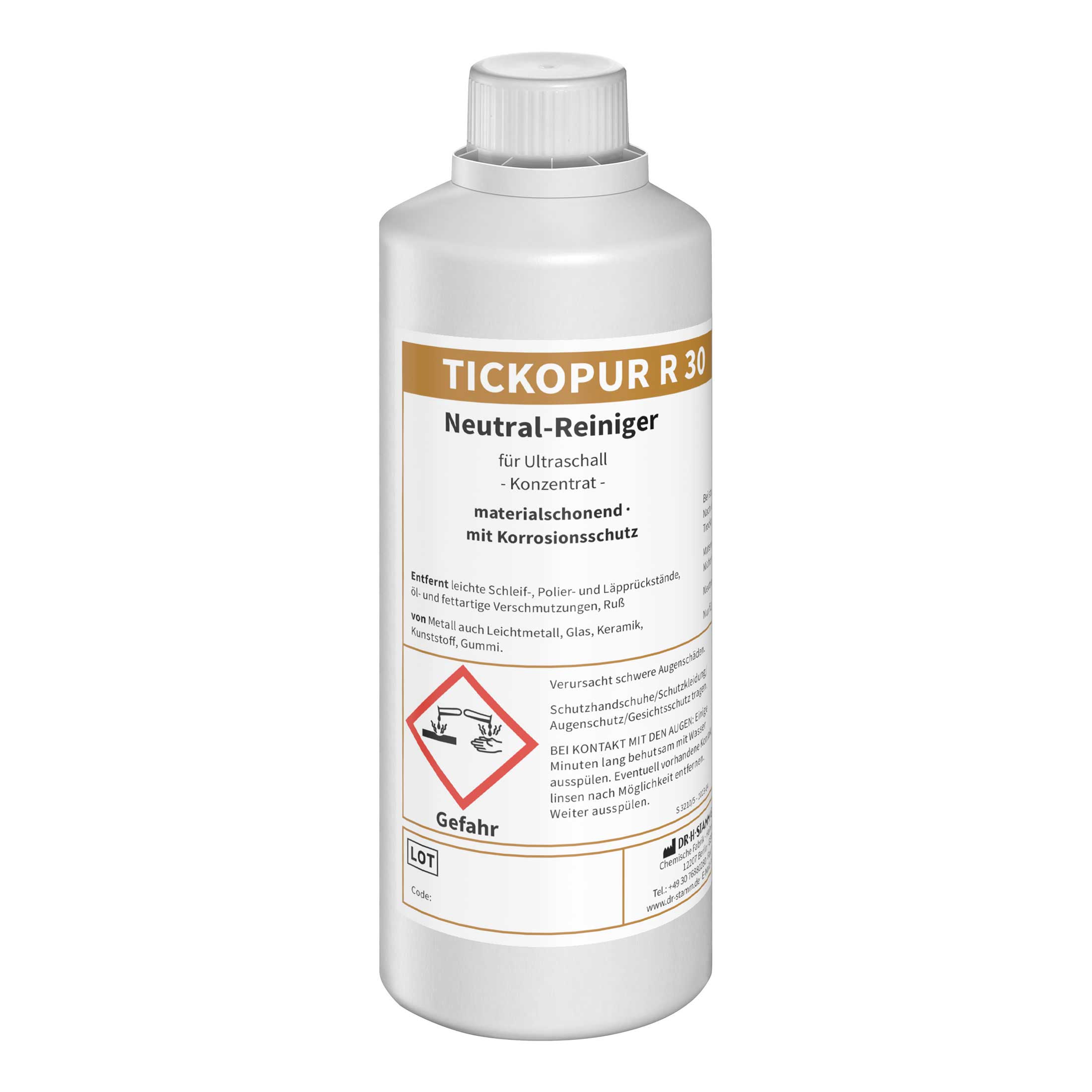 BANDELIN TICKOPUR R 30 Neutral-Reiniger für Ultraschallreinigung, Konzentrat | Art.-Nr. 810