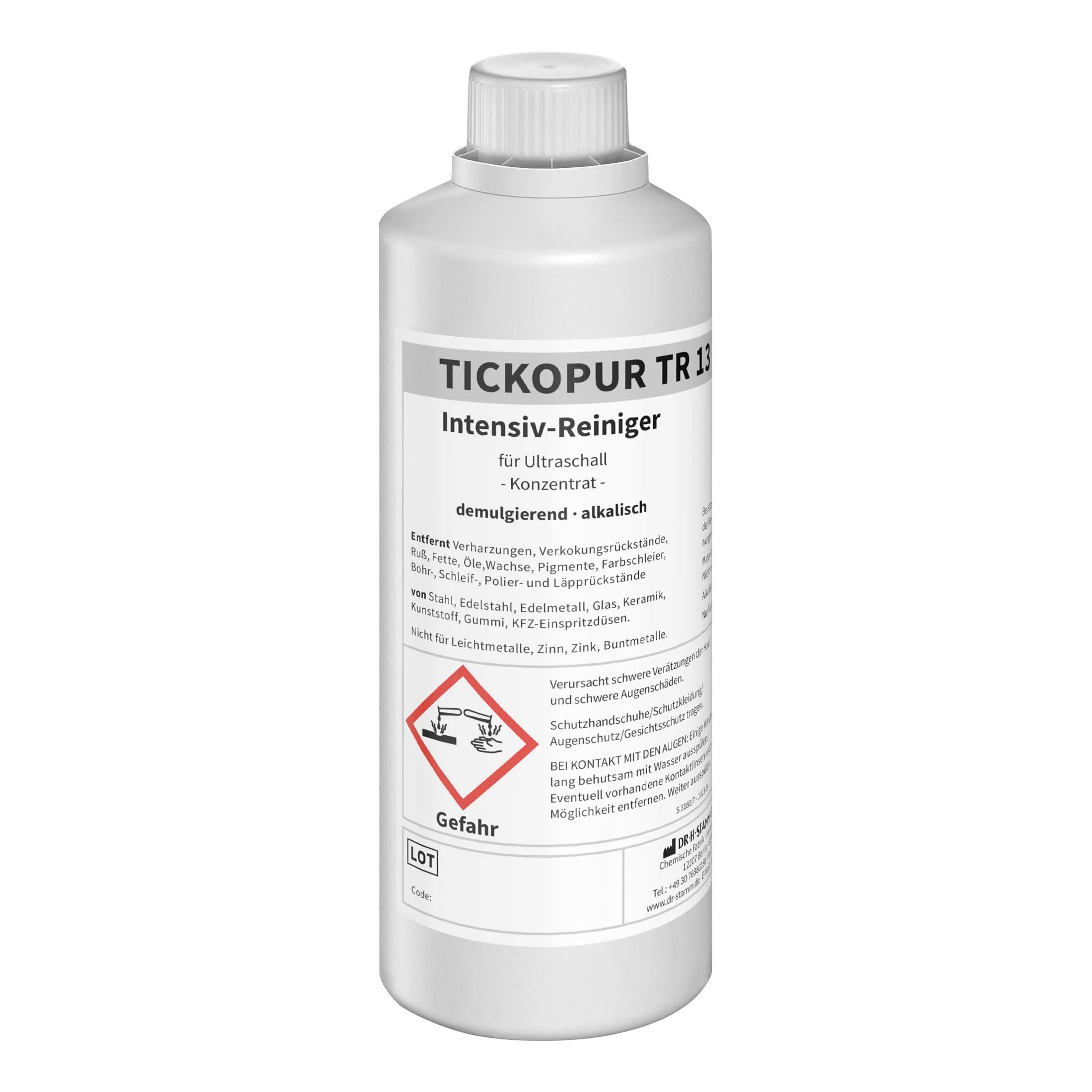 BANDELIN TICKOPUR TR 13 Alkalischer Intensivreiniger für Ultraschallreinigung, Konzentrat | Art.-Nr. 844