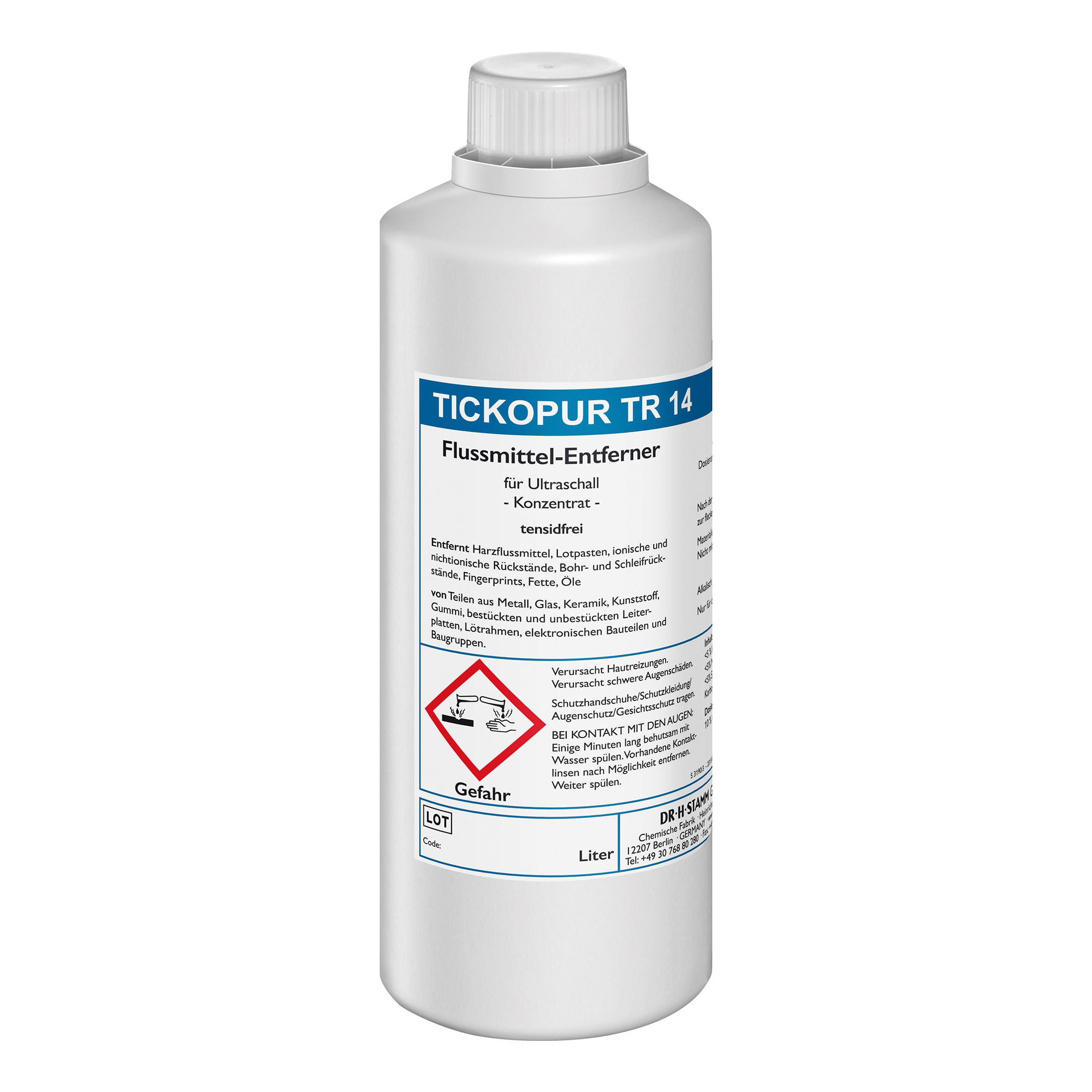 BANDELIN TICKOPUR TR 14 Flussmittelentferner für Ultraschallreinigung, Konzentrat | Art.-Nr. 859