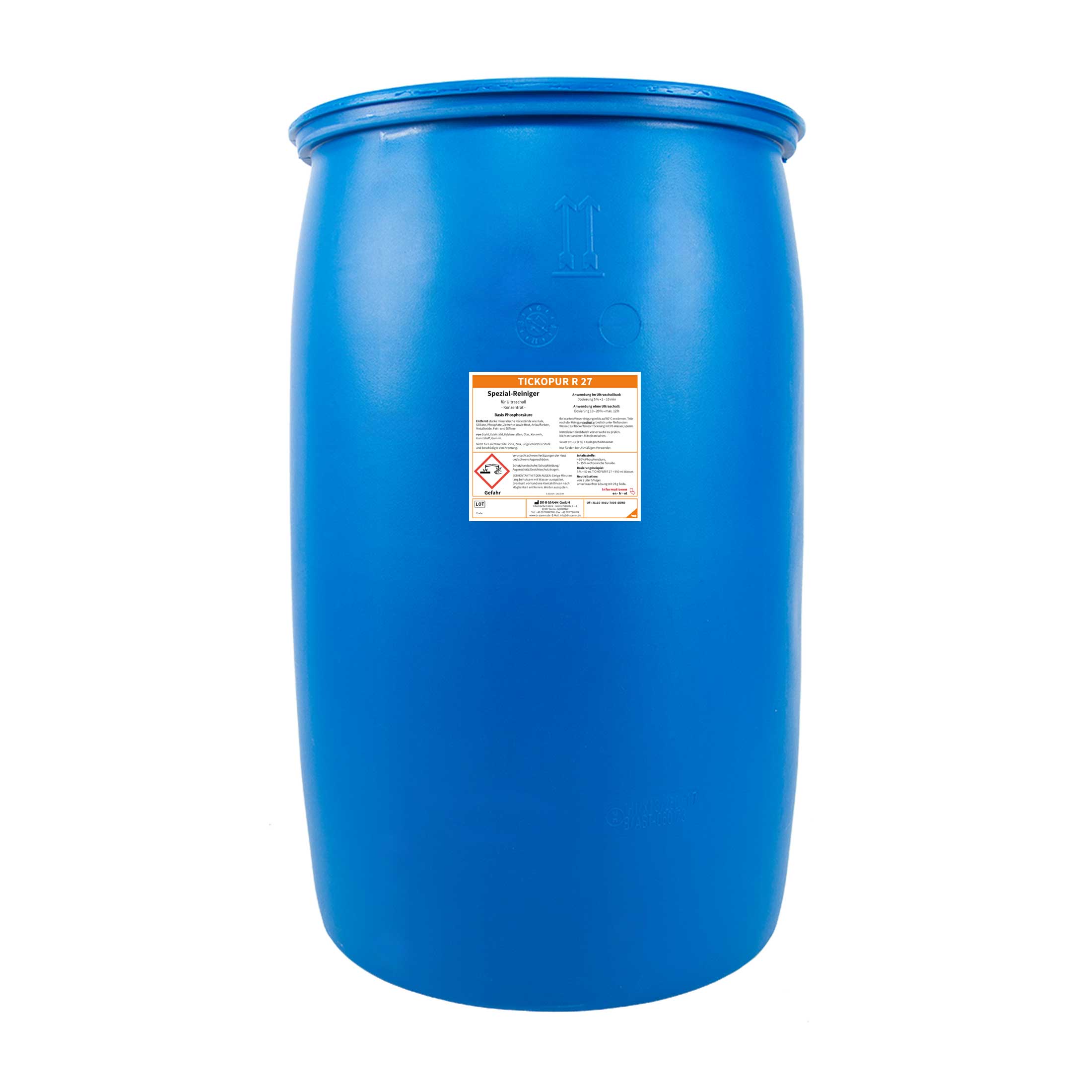 BANDELIN TICKOPUR R 27 Phosphorsäure-Reiniger für Ultraschallreinigung, Konzentrat | Art.-Nr. 826
