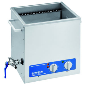 BANDELIN SONOREX TECHNIK RM 16.2 UH Ultraschallbad mit Überlauftasche und Heizung, 40 kHz | Art.-Nr. 8204-GB