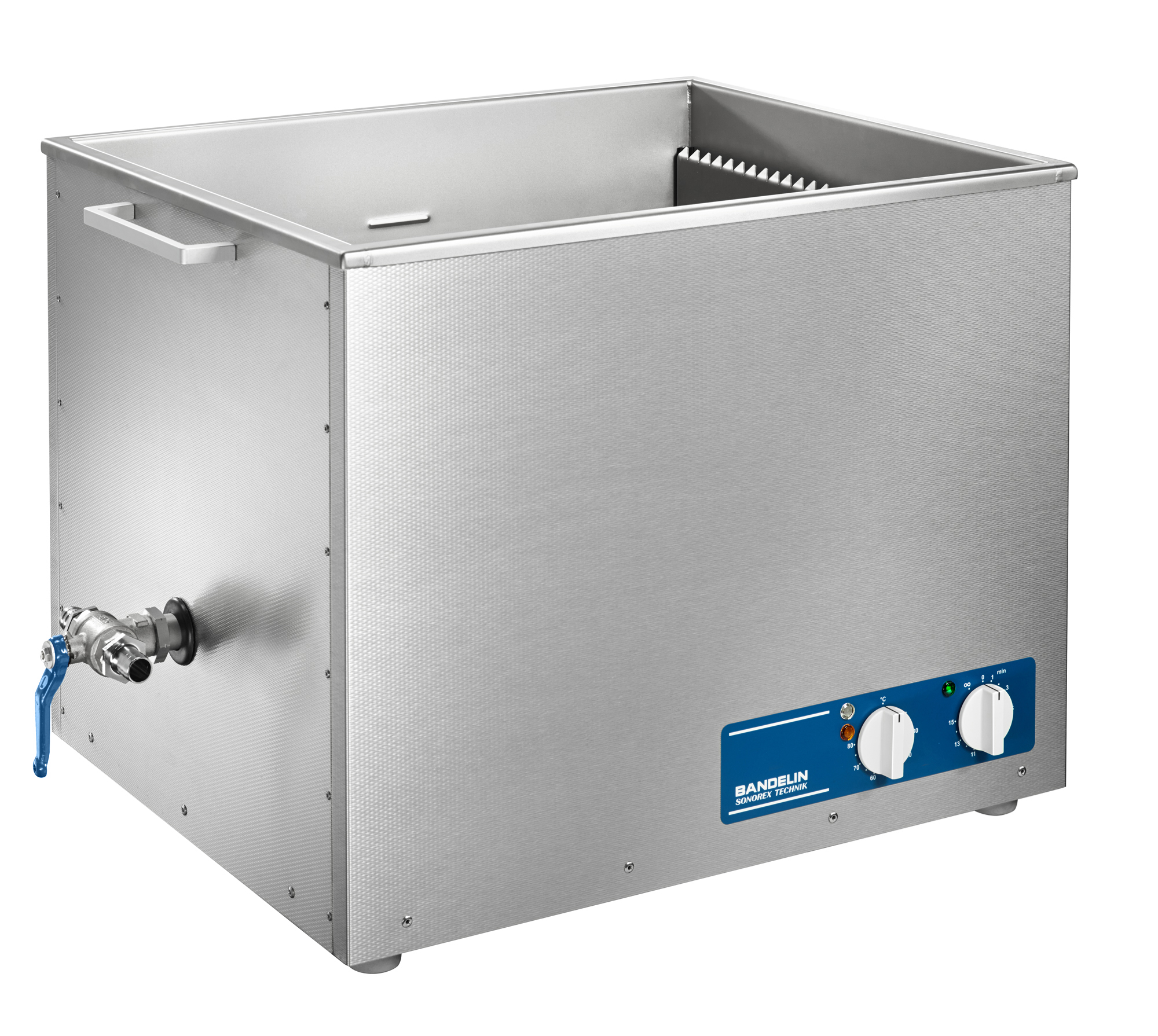 BANDELIN SONOREX TECHNIK RM 75.2 UH Ultraschallbad mit Überlauftasche und Heizung, 40 kHz | Art.-Nr. 8208-CH
