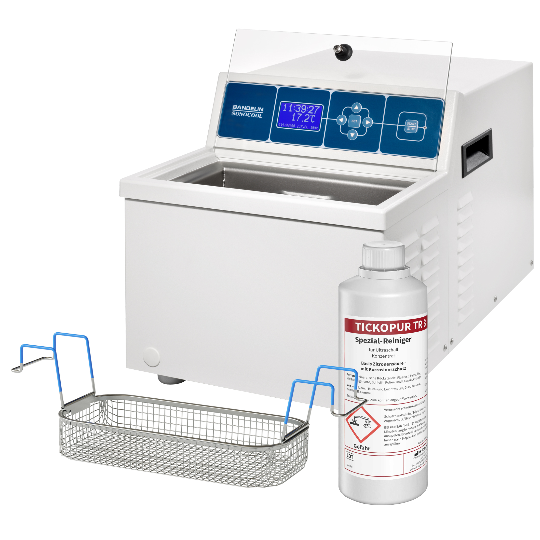 BANDELIN SONOCOOL SC 255.2 Set Ultraschallbad mit Kühlung für Labor | Art.-Nr. 3500032-CH