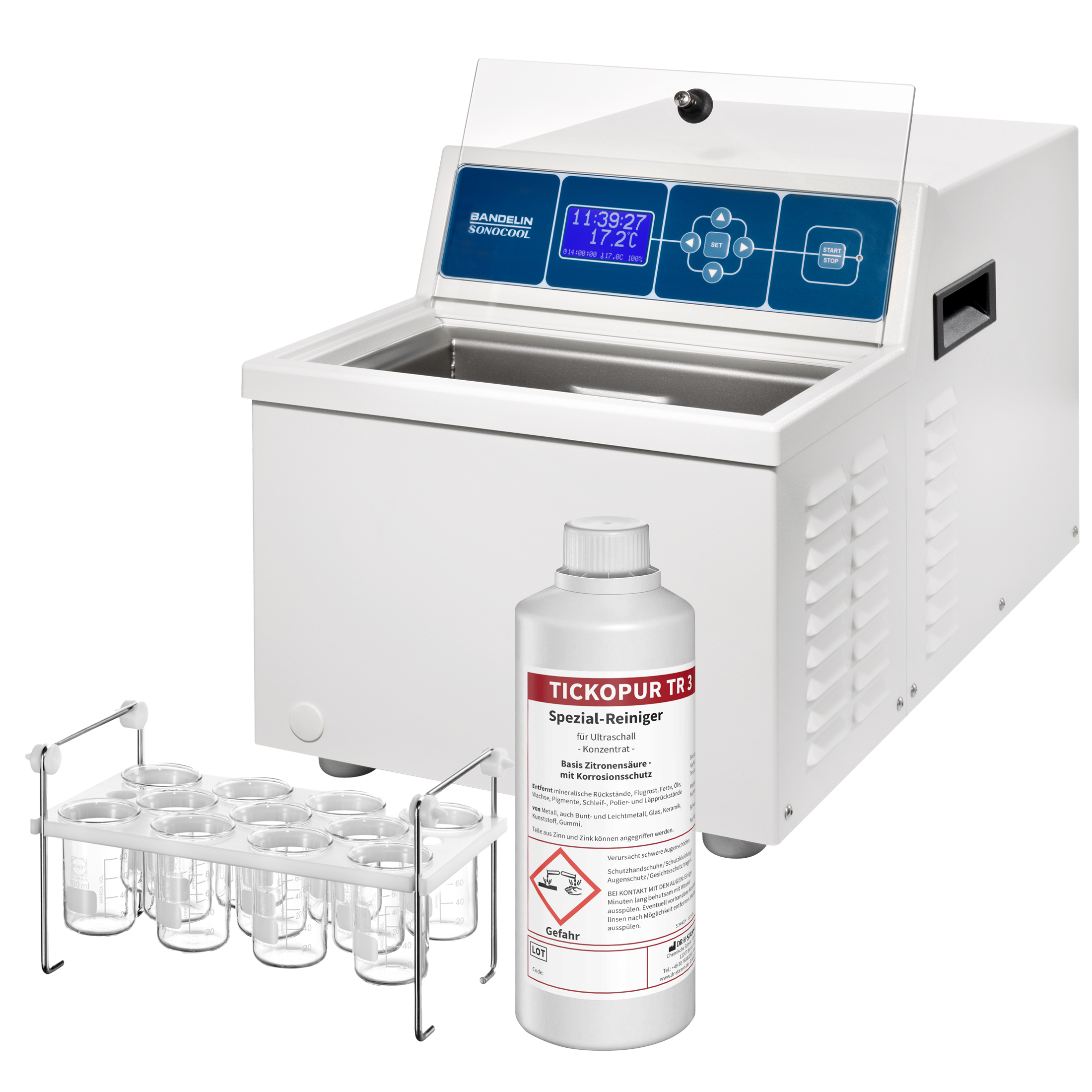 BANDELIN SONOCOOL SC 255.2 Set Ultraschallbad mit Kühlung für Pathologie | Art.-Nr. 3500031